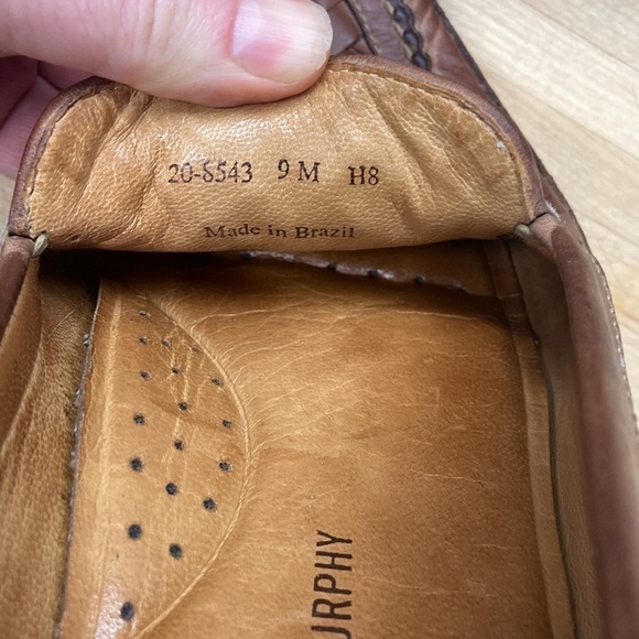 Mens Johnston Murphy Tidwell WVE Mahogany Brown Loafers Slipons in Size 9M [EXC] main image 6